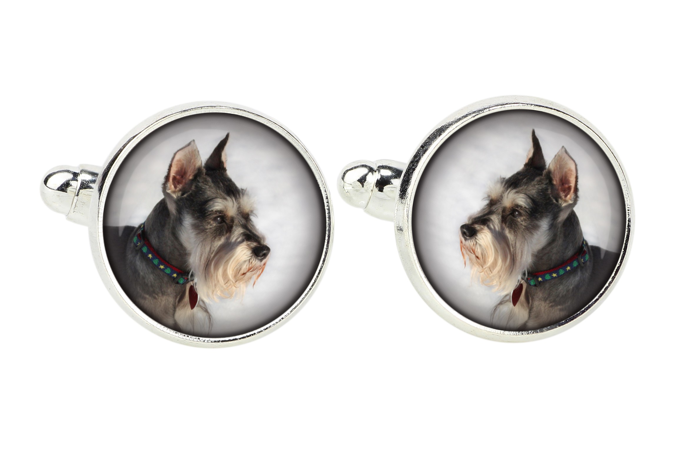 

Sznaucer Spinki do mankietów Twoje zdjęcie foto