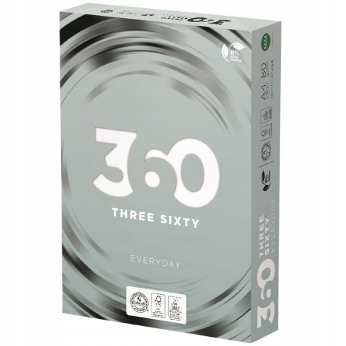 

Three Sixty Papier Ksero Ryza A4 500 Kartek 80g/m2
