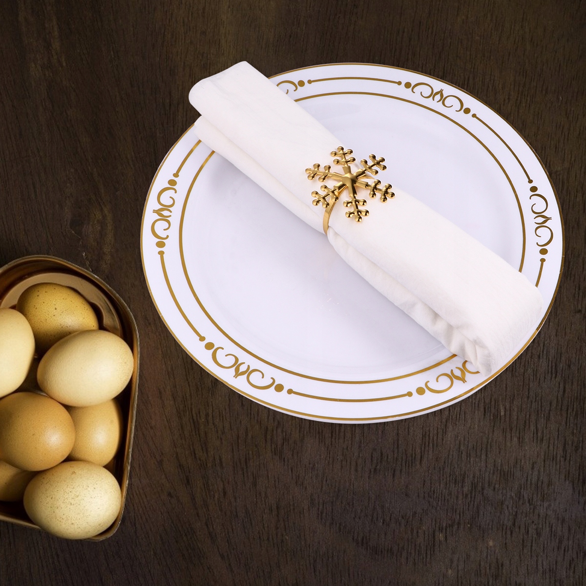 SERWETKI ŚWIĄTECZNE WYSTRÓJ RUSTYKALNY Marka bez marki