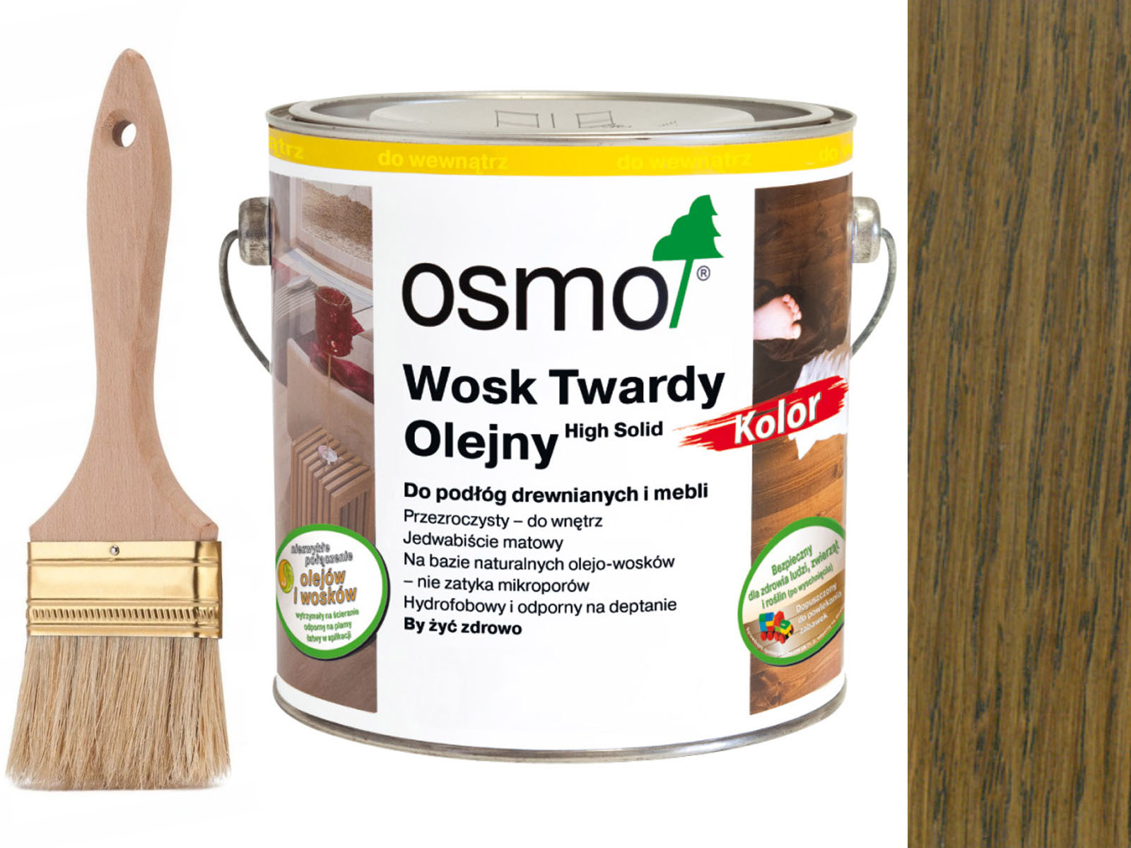 

Osmo 3075 wosk twardy olejny olej 0,75 L Czarny