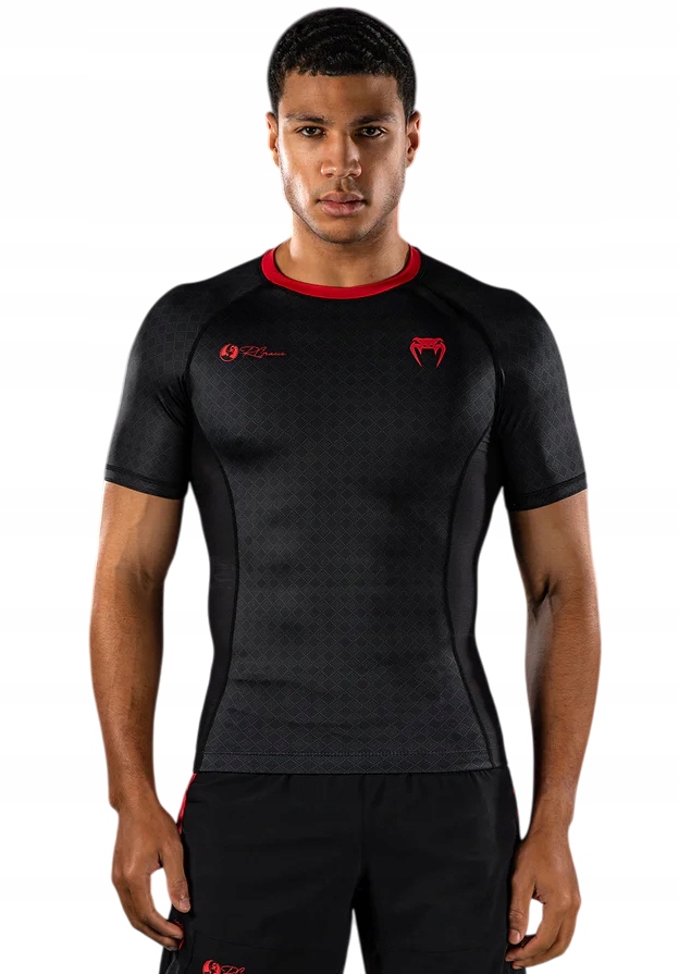 Venum x Roger Gracie Signature Rashguard Krátký rukáv Short Sleeve XL