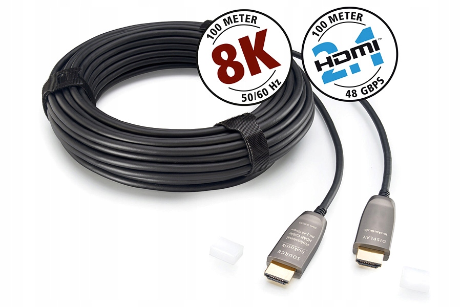 Optyczny przewód HDMI Inakustik HDMI 2.1 8K 15m Złącza HDMI - HDMI