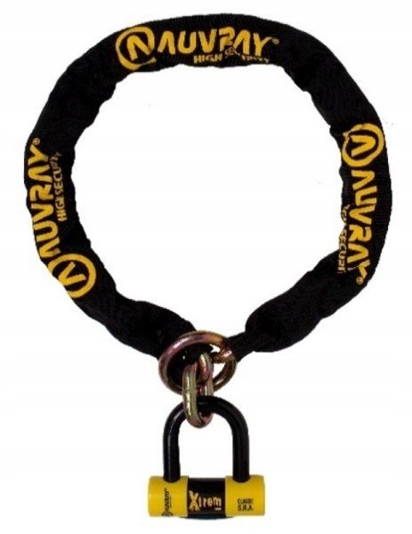 Auvray sada reťazí typu lasso s visiacim zámkom Xtrem Mini dĺžka 100 cm, priemer 13,5 mm