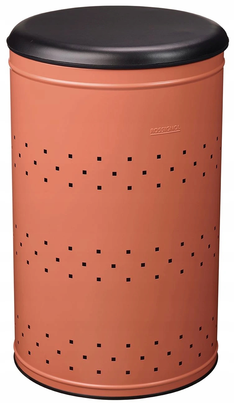 Kôš na bielizeň s vekom Rossignol Lina 701052, 65 L, koralový, Ral 3022