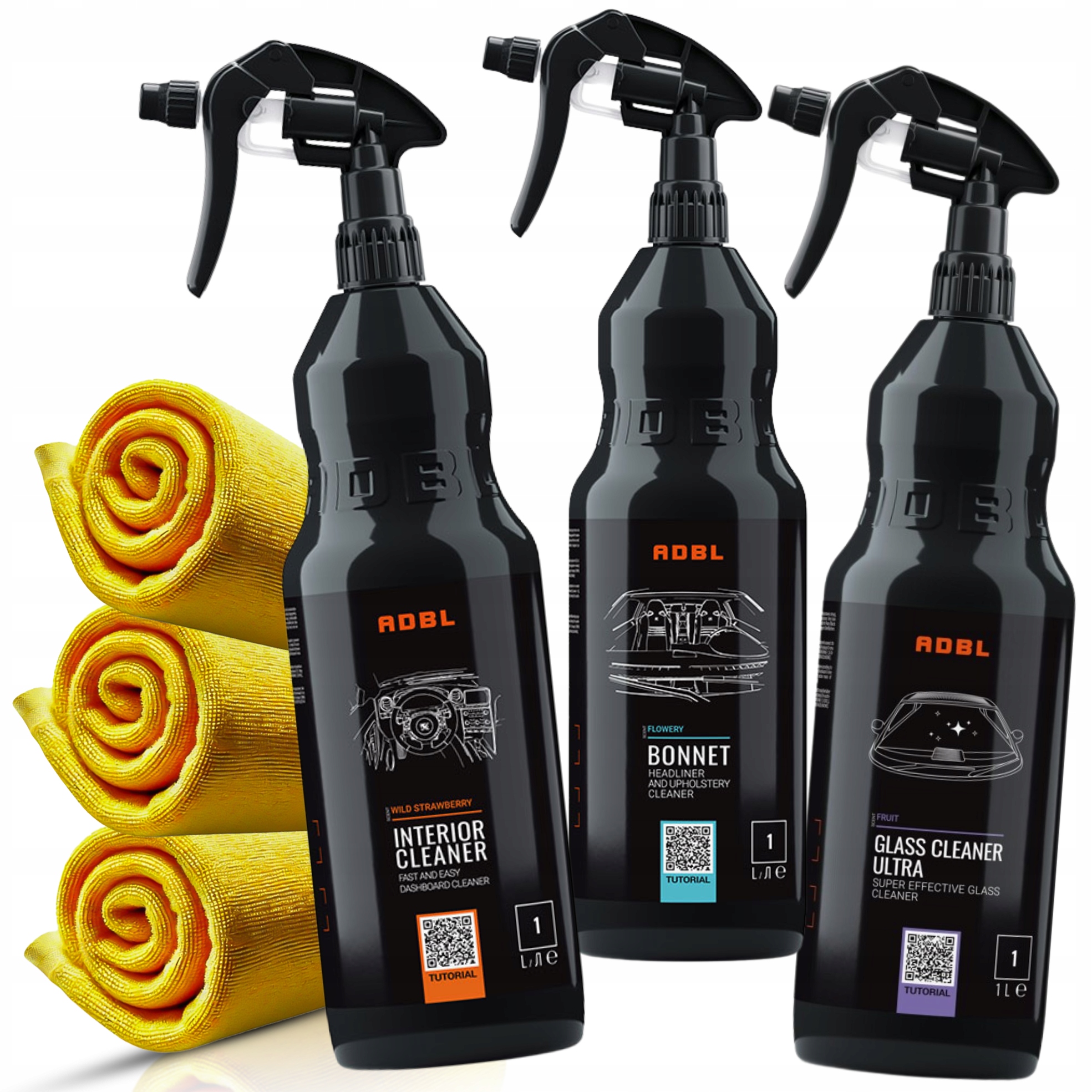 Adbl Zestaw do czyszczenia wnętrza 3x1000ml