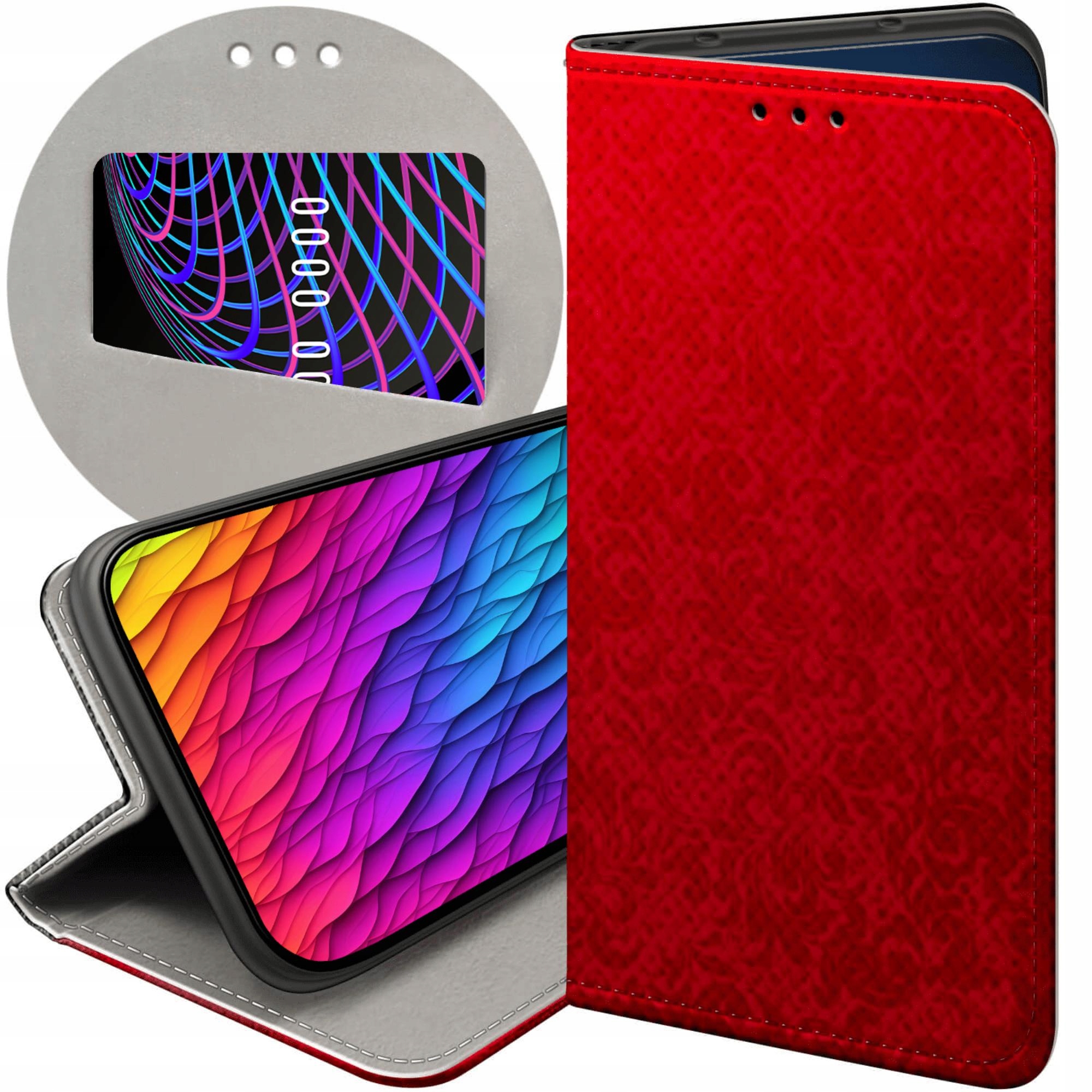 Etui Do Samsung Galaxy S22 Plus S22 Pro Czerwone Serca Róże Futerał