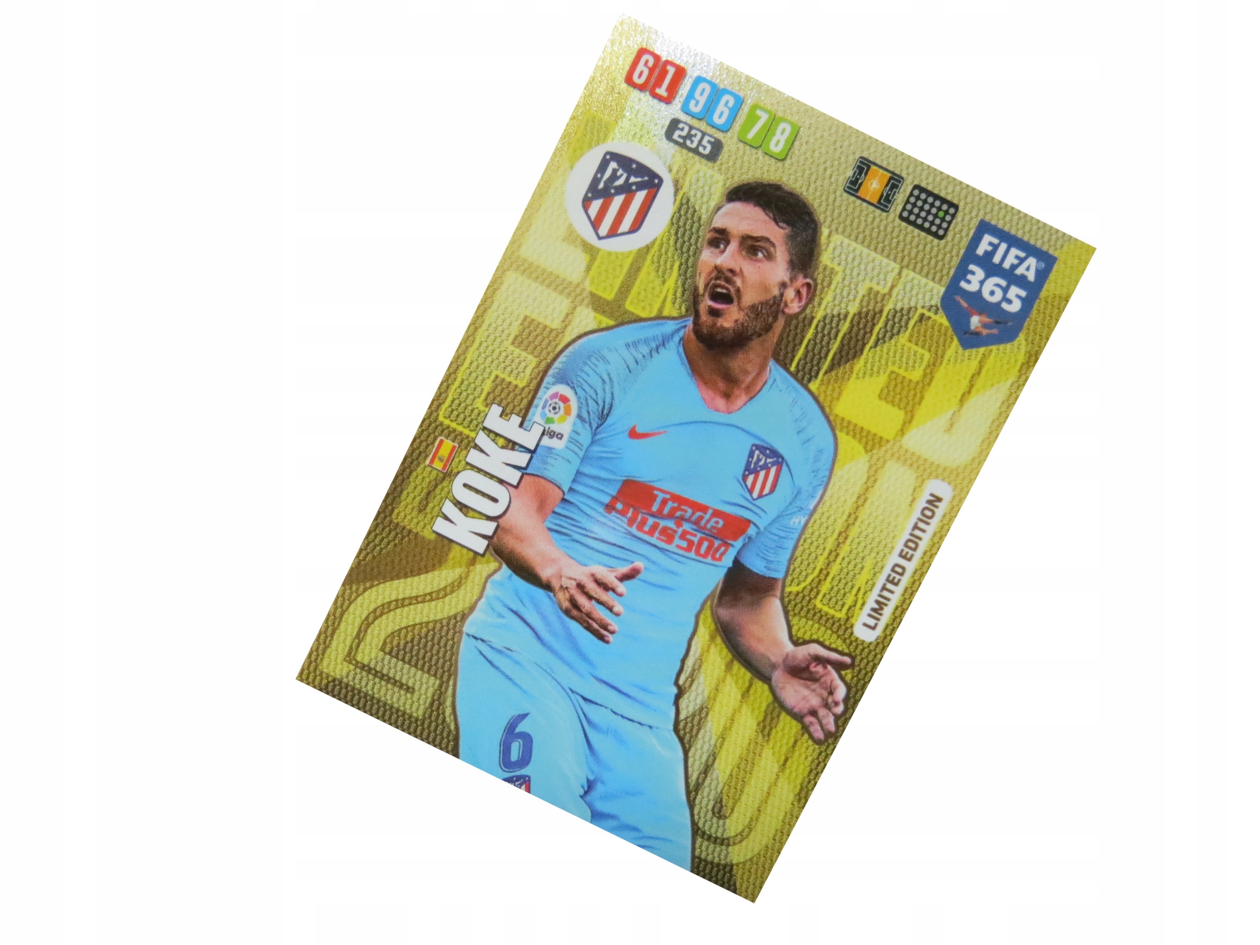 Panini Adrenalyn Fifa 365 2020 Karty Piłkarskie Limited Koke Atletico