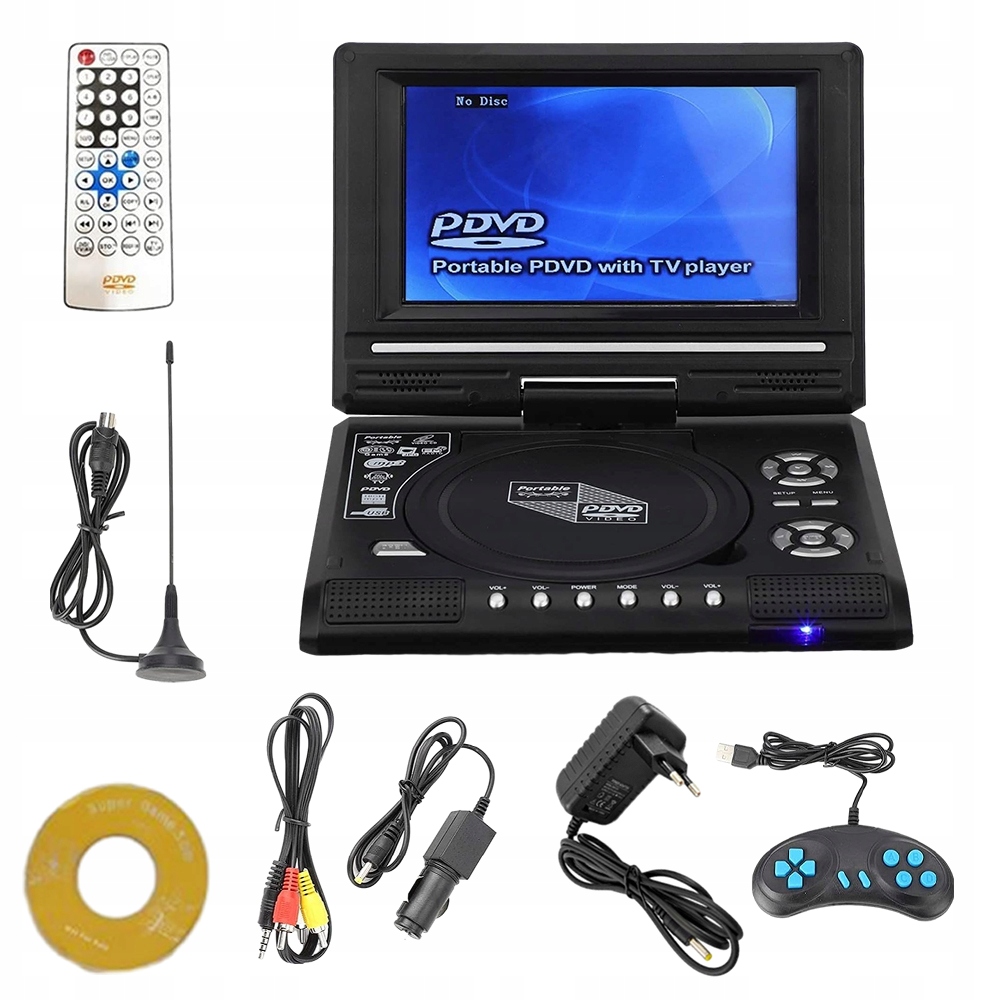 Kompaktní 7.8" Přehrávač Do Auta S Sluchátkovým Vstupem A Dálkovým Ovládáním