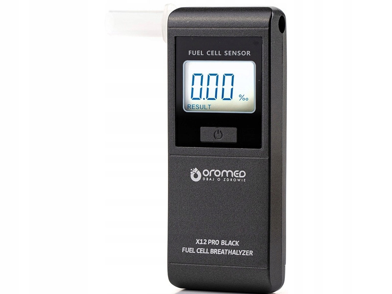 Alkomat Elektrochemiczny Oromed X12 Pro Czarny