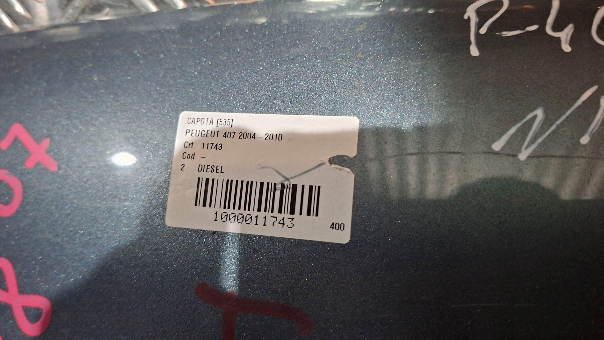 Capot Avant PEUGEOT 407 2004