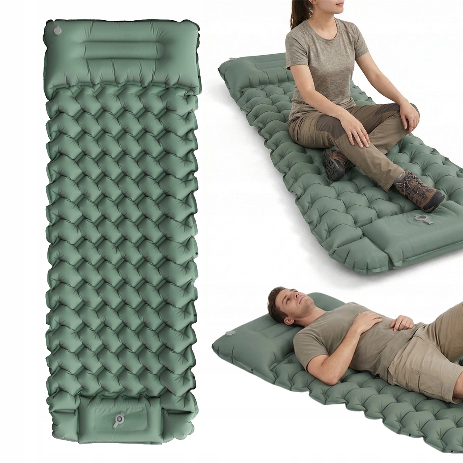 Matrace S Nožní Pumpou 200 X 66 CM Pro Kempování