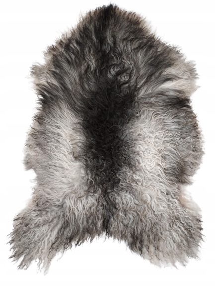 Prírodná ovčia koža Islandská kučeravé vlasy