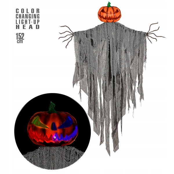 Halloweenská Dekorace Strašák 152 CM