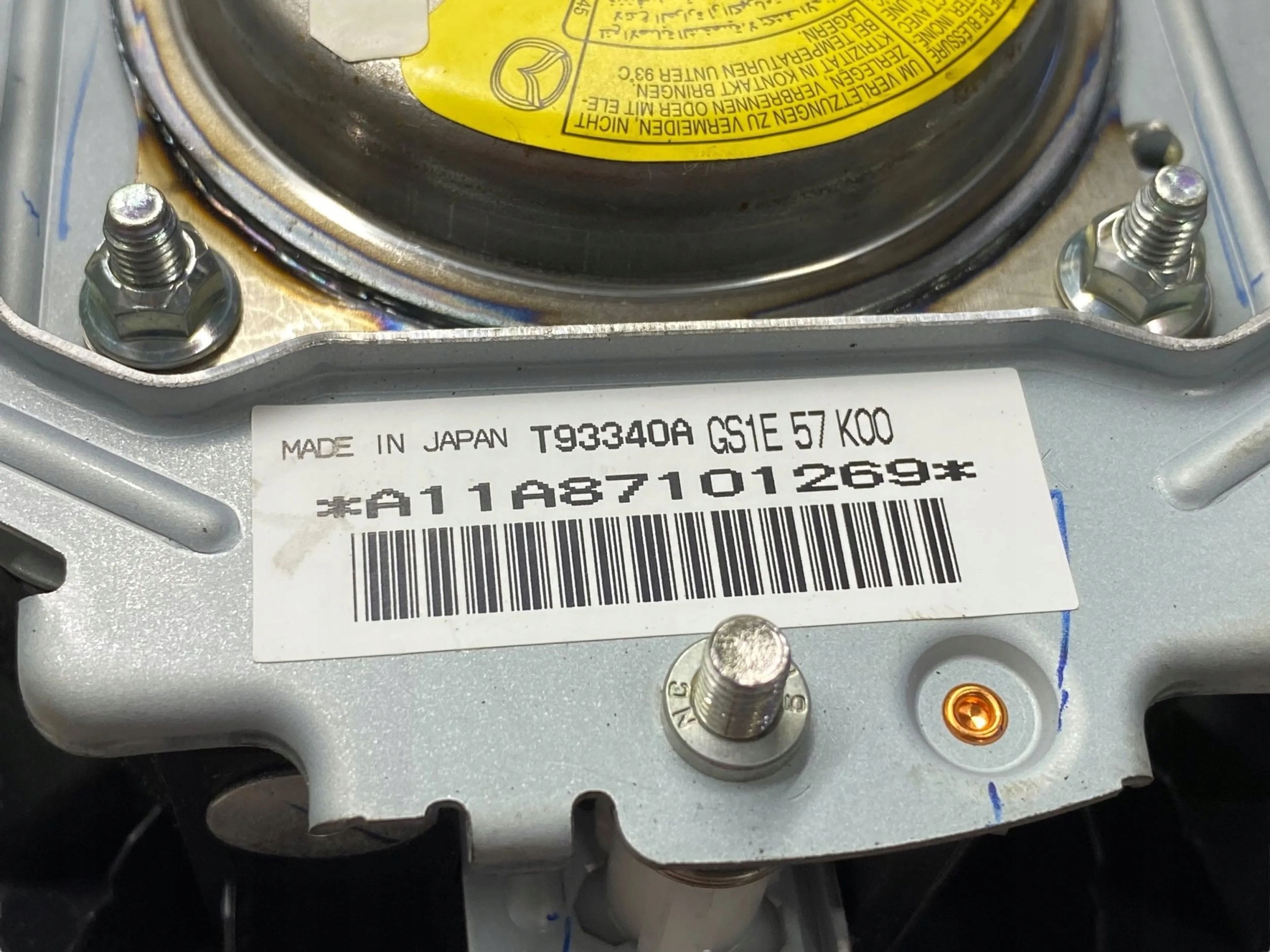 подушка подушки безопасности водители mazda oe GS1E57K00