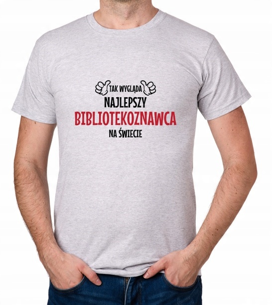 

koszulka Najlepszy Bibliotekoznawca prezent