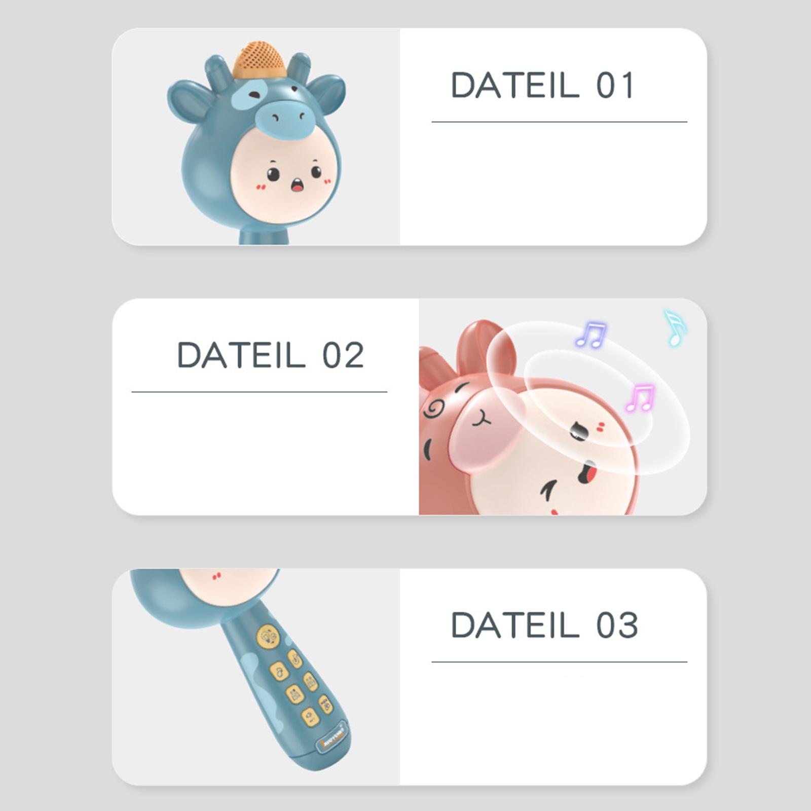 Bezprzewodowy mikrofon żółty Kolor inny