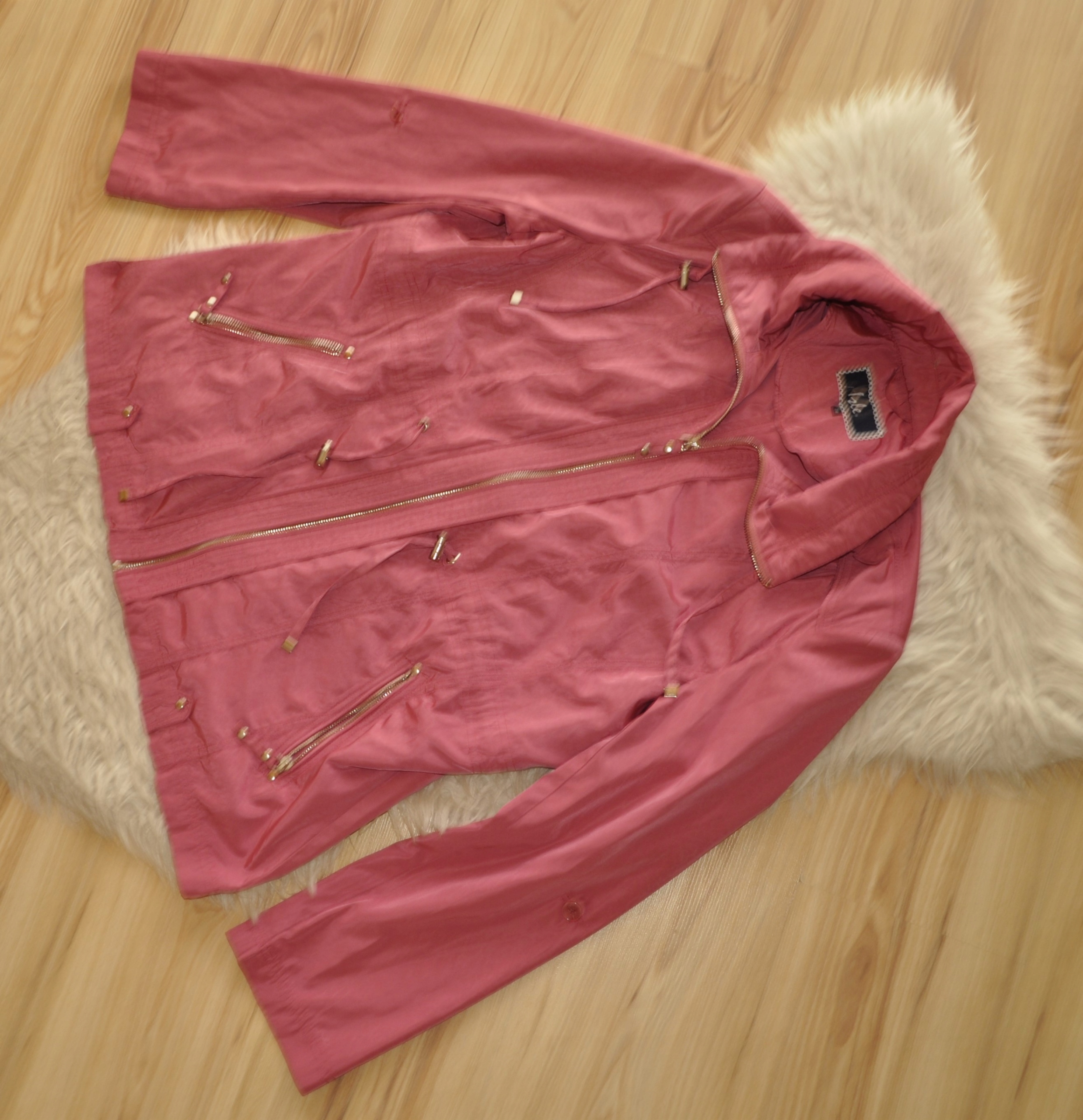 ISLE KURTKA PARKA RÓŻOWA WIATRÓWKA WIOSENNA 44