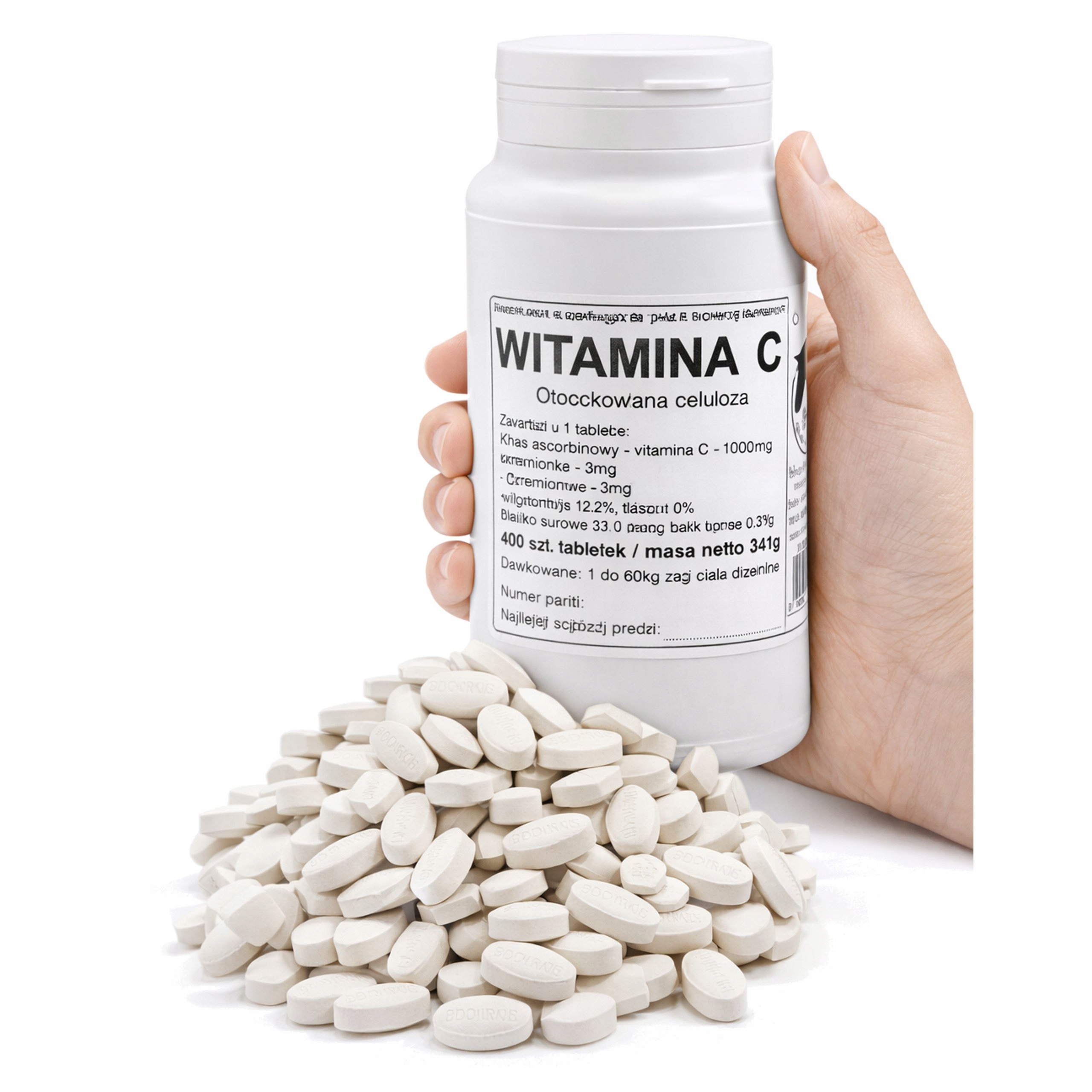 Vitamín C Obalovaný Pomalu Uvolňované Tablety 400kusů 1000 mg Podkowa