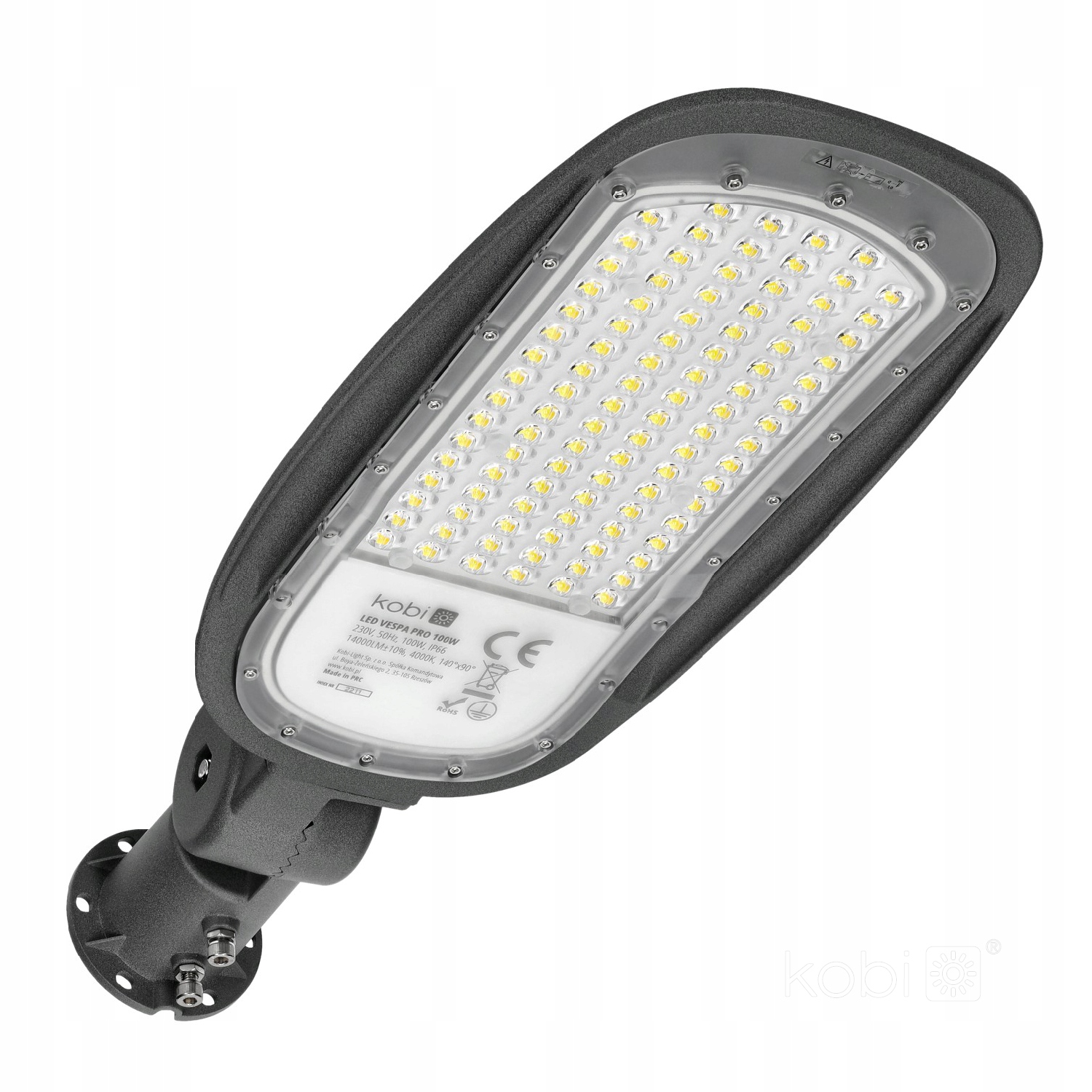 Lampa uliczna Led na plac budowy do parku firmy 100W 4000K IP66 hermetyczna
