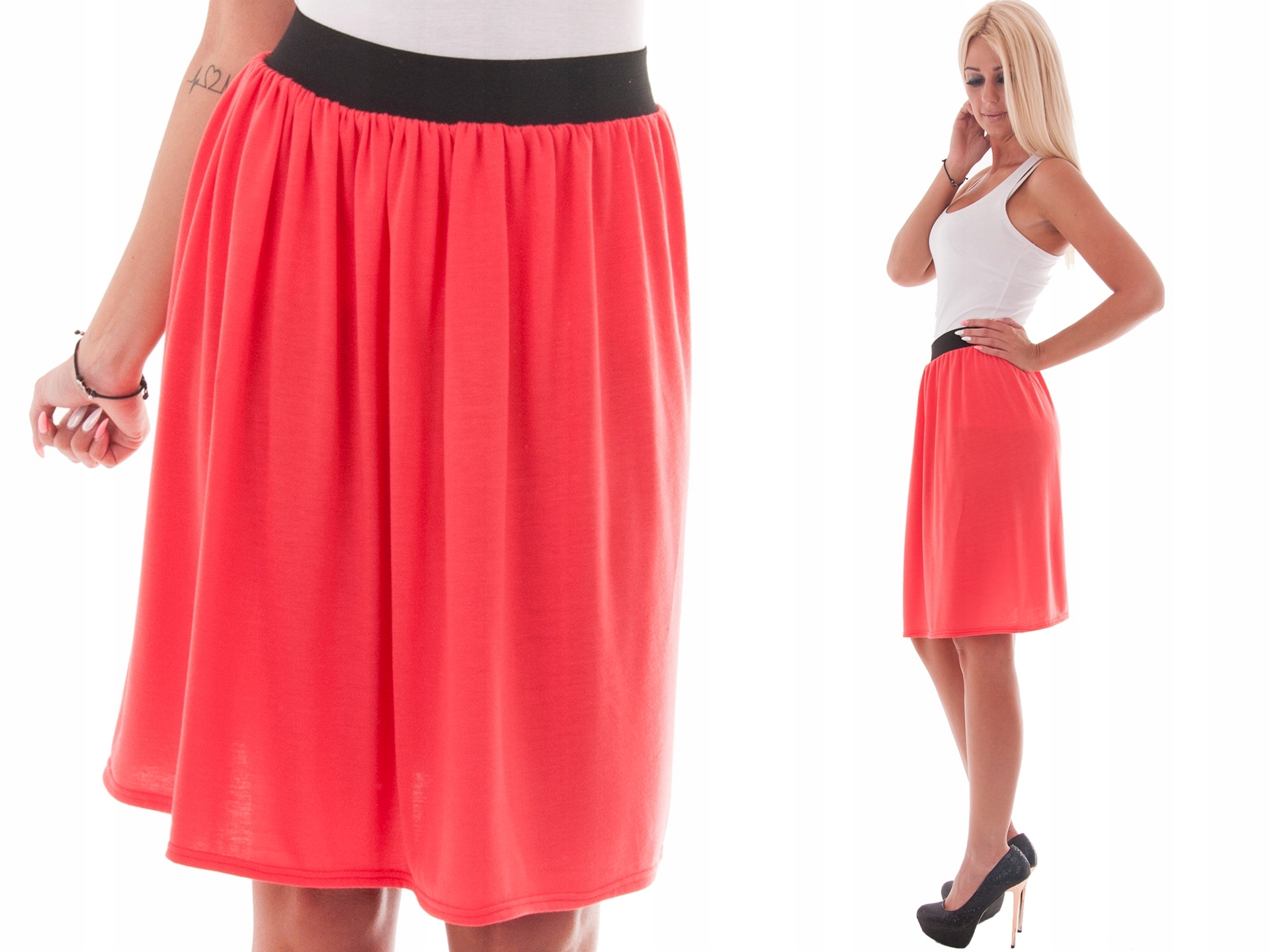 

OD18 Hit MIDI Spódnica Na Gumie Kolory 36-58 r. 44