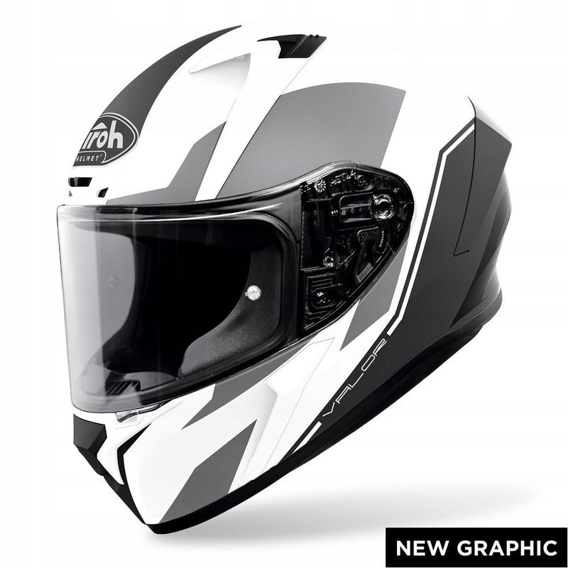 KASK MOTOCYKLOWY INTEGRALNY AIROH VALOR WINGS white matt R. XL