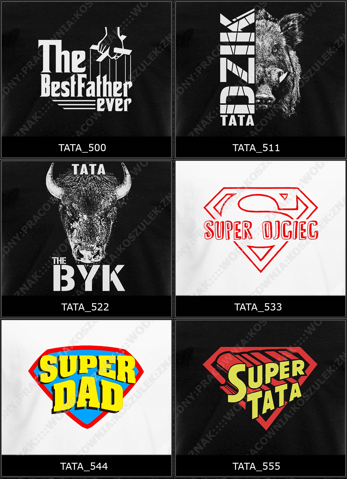 koszulka dzień ojca taty super tv prezent WZORY!!! Rozmiar XXL