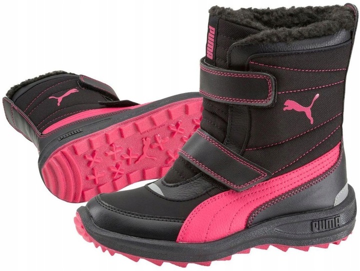 Puma Buty Dziecięce Zimowe Wysokie Ocieplane Cooled Boot 30462602 R. 28,5