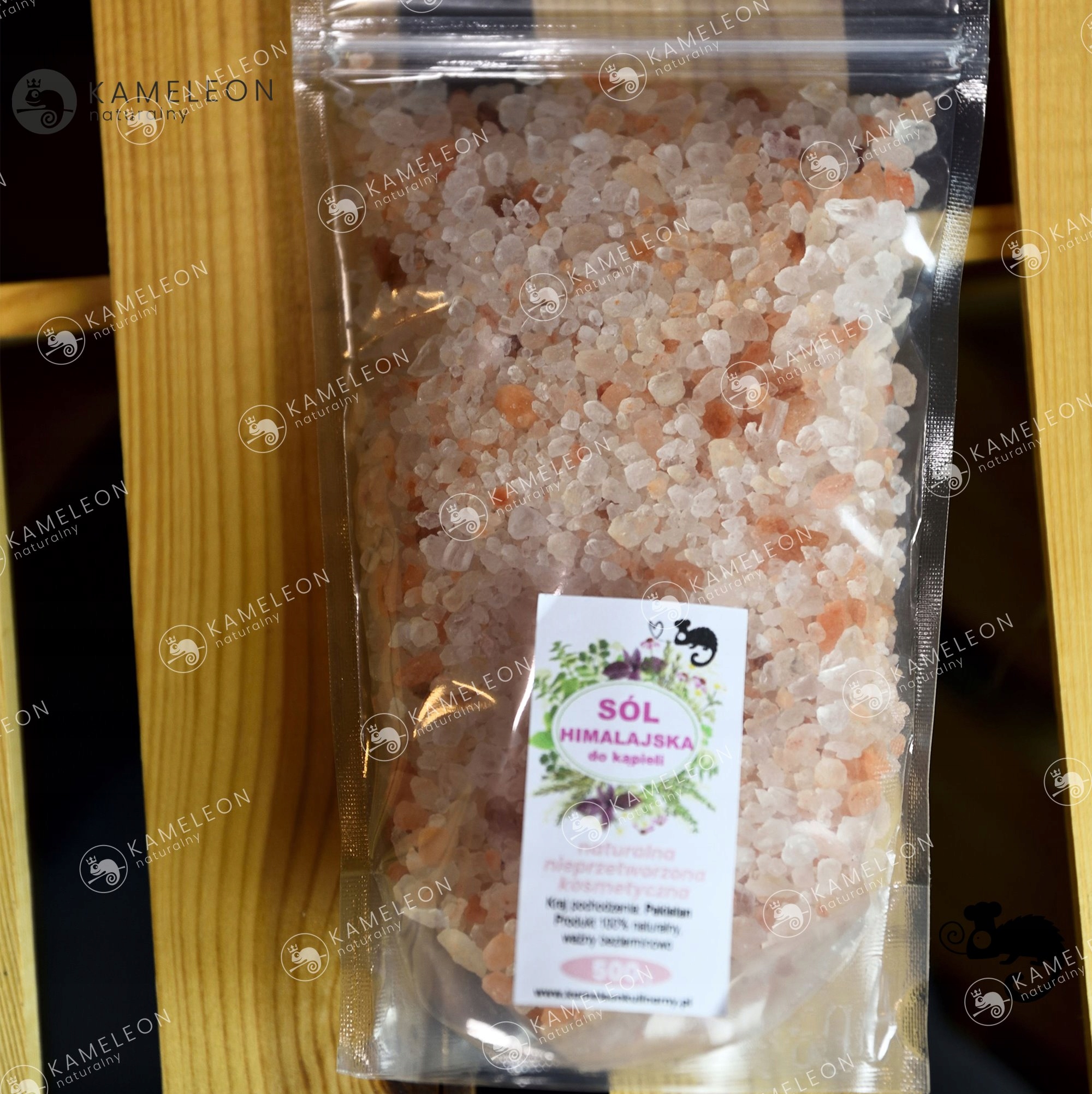 SÓL HIMALAJSKA DO KĄPIELI różowa GRUBA 500G 0,5kg Rodzaj sól