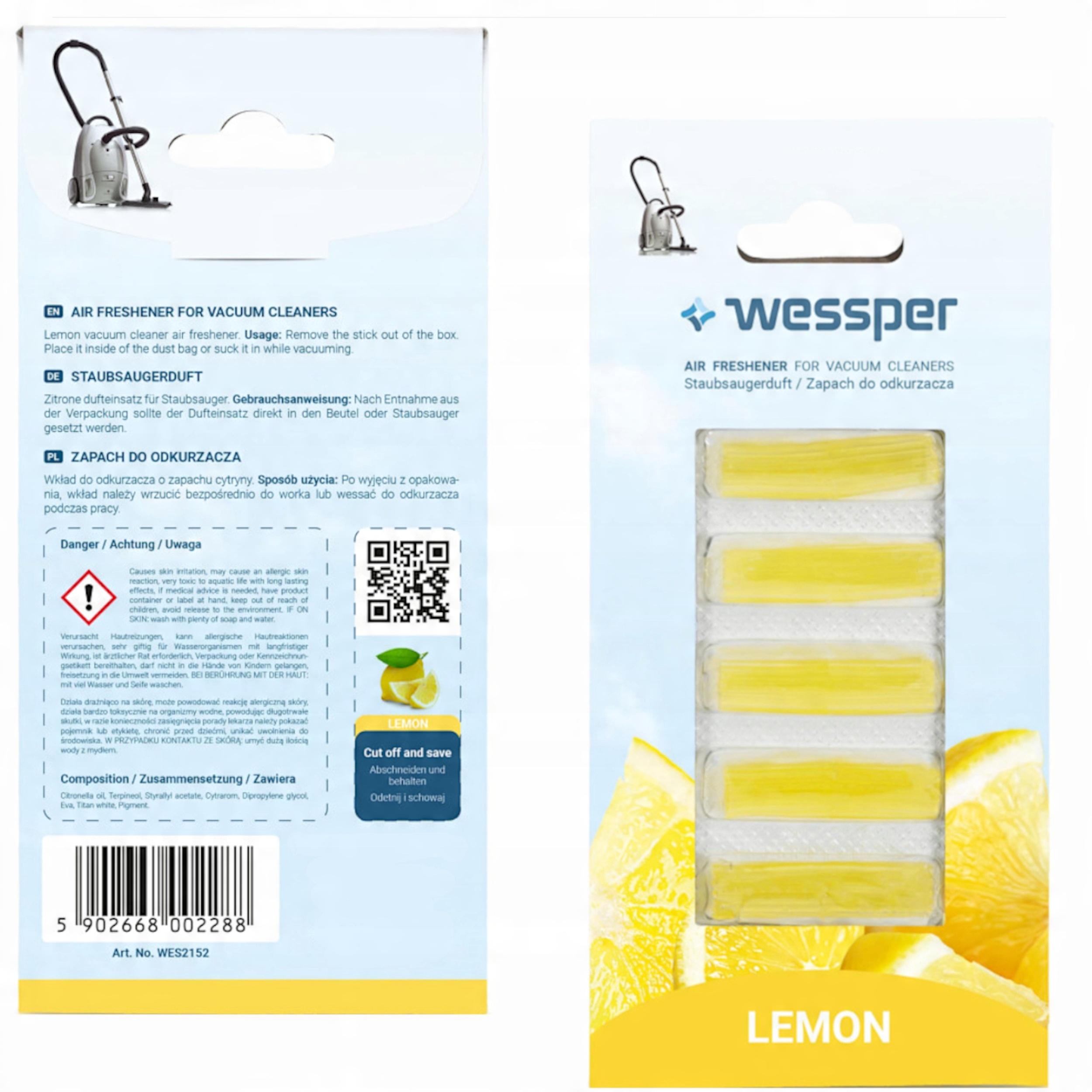 

Zapach Do Odkurzacza Cytrynowy Lemon Cytryna 5 Szt