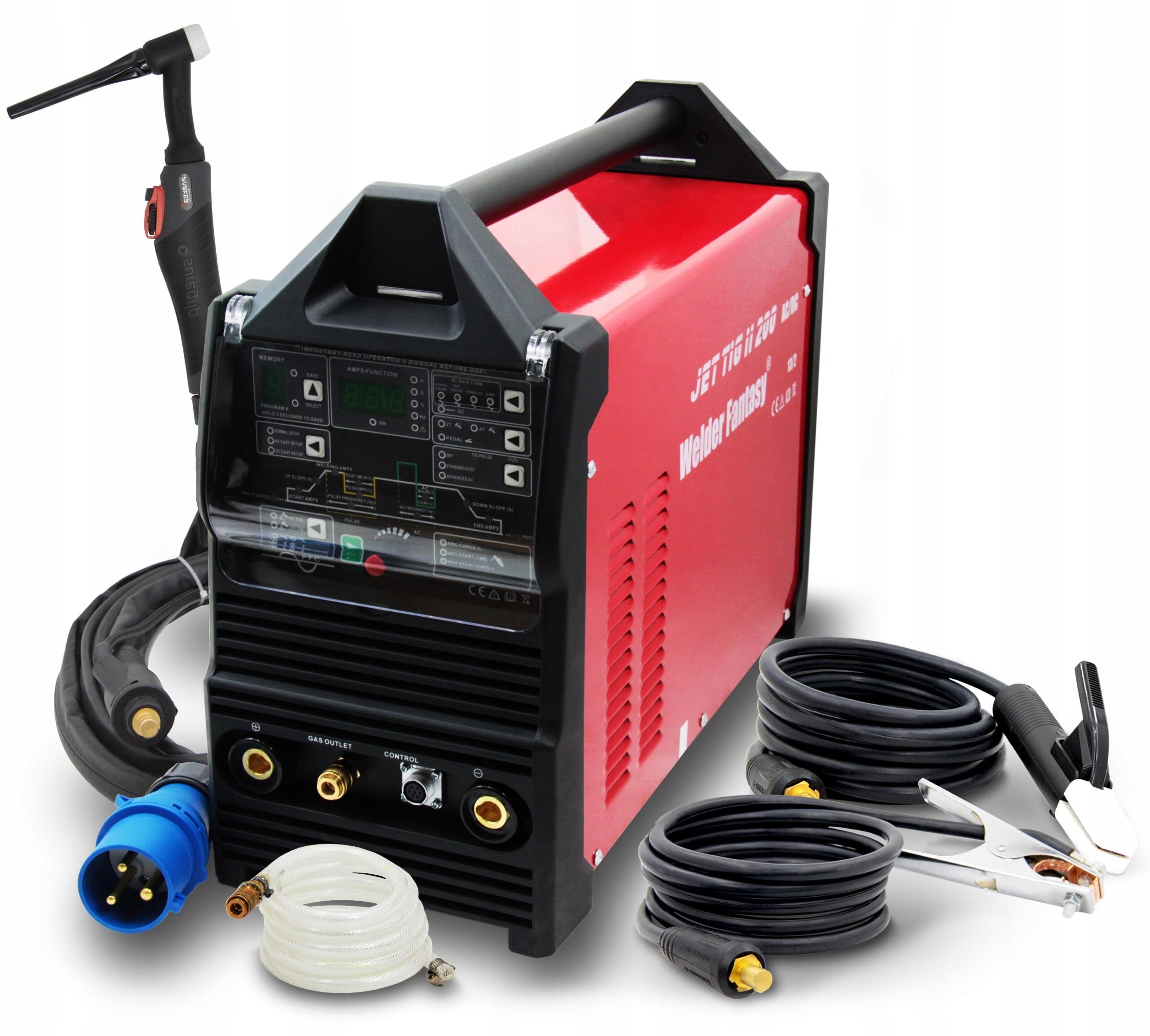 Welder Fantasy Spawarka Jet Tig II Ac/dc 200 Igbt Pfc 230V 200A