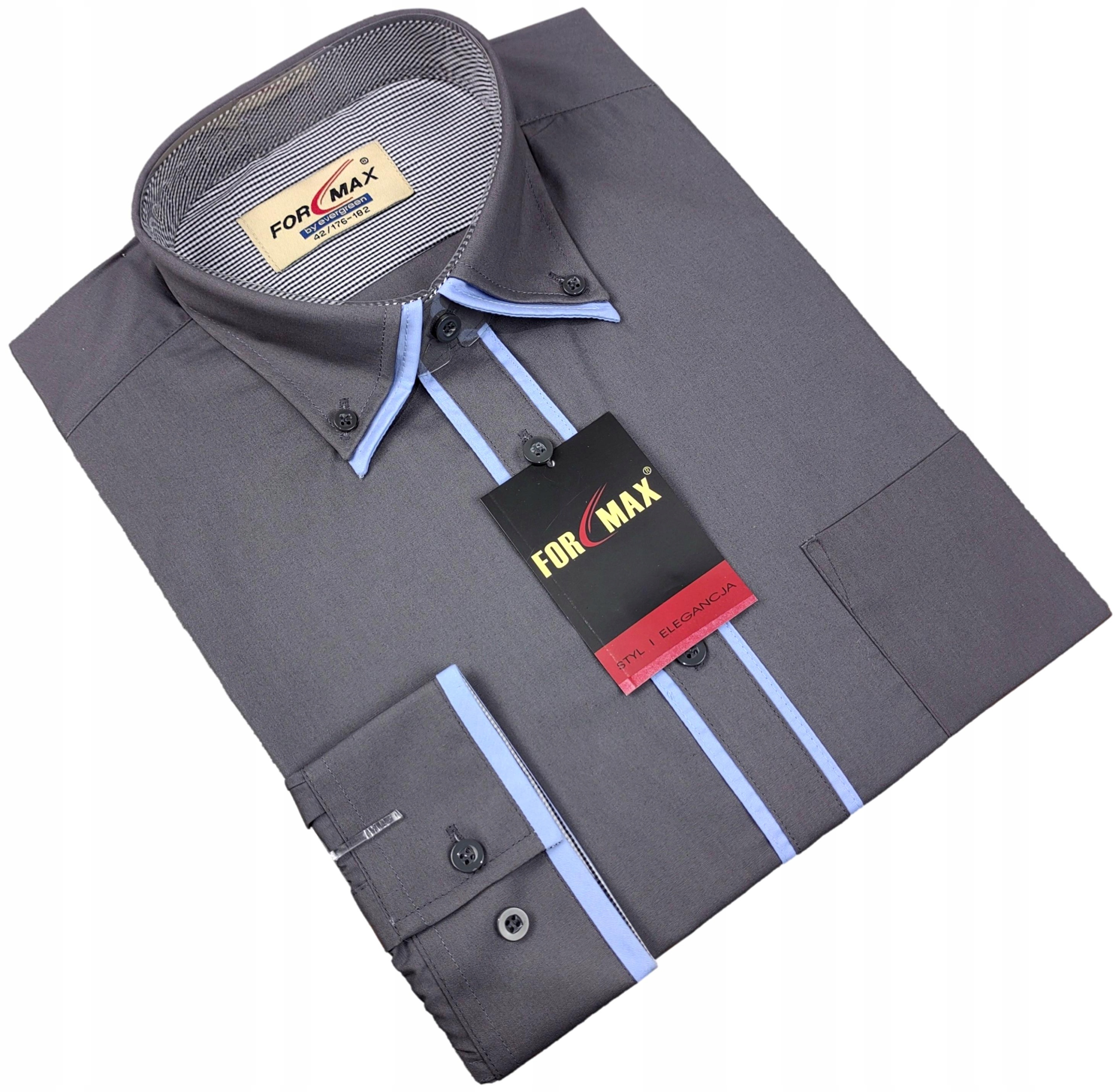 

Koszula męska wyjściowa E98 r. XL/XXL 43 (176/182)