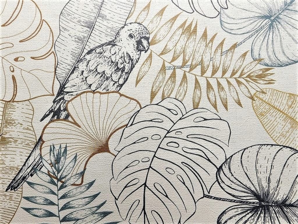 TAPETY LIŚCIE MONSTERA PALMY TAPETA WINYLOWA Kod producenta 01-372171K-AS