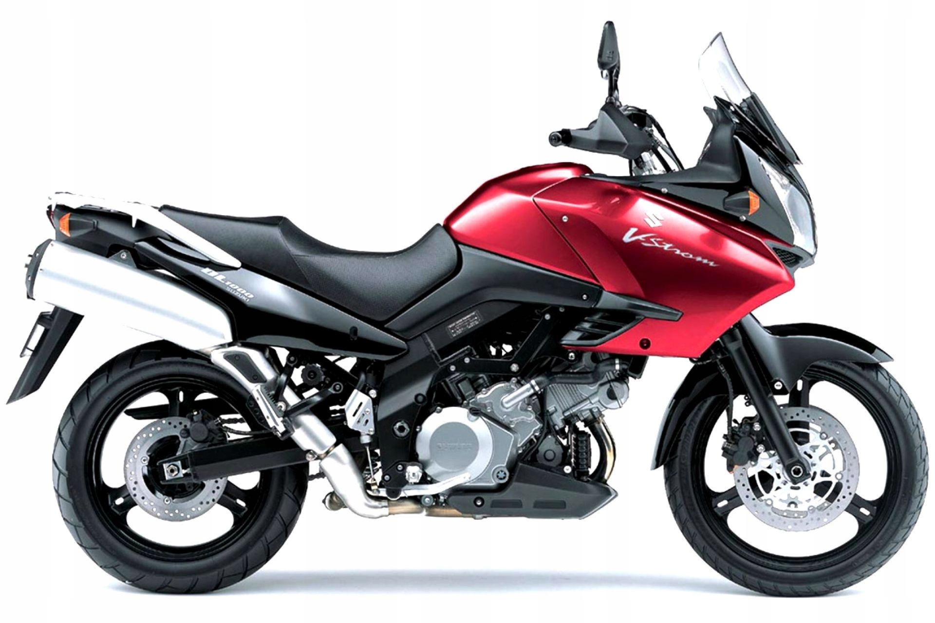Samolepky Na Motocykl Juula Pro Suzuki DL 1000 V-strom 2008 Červené Yhl