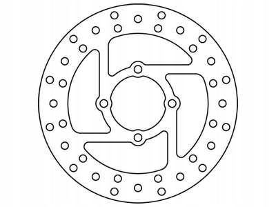 Zadný brzdový kotúč Trw MST407
