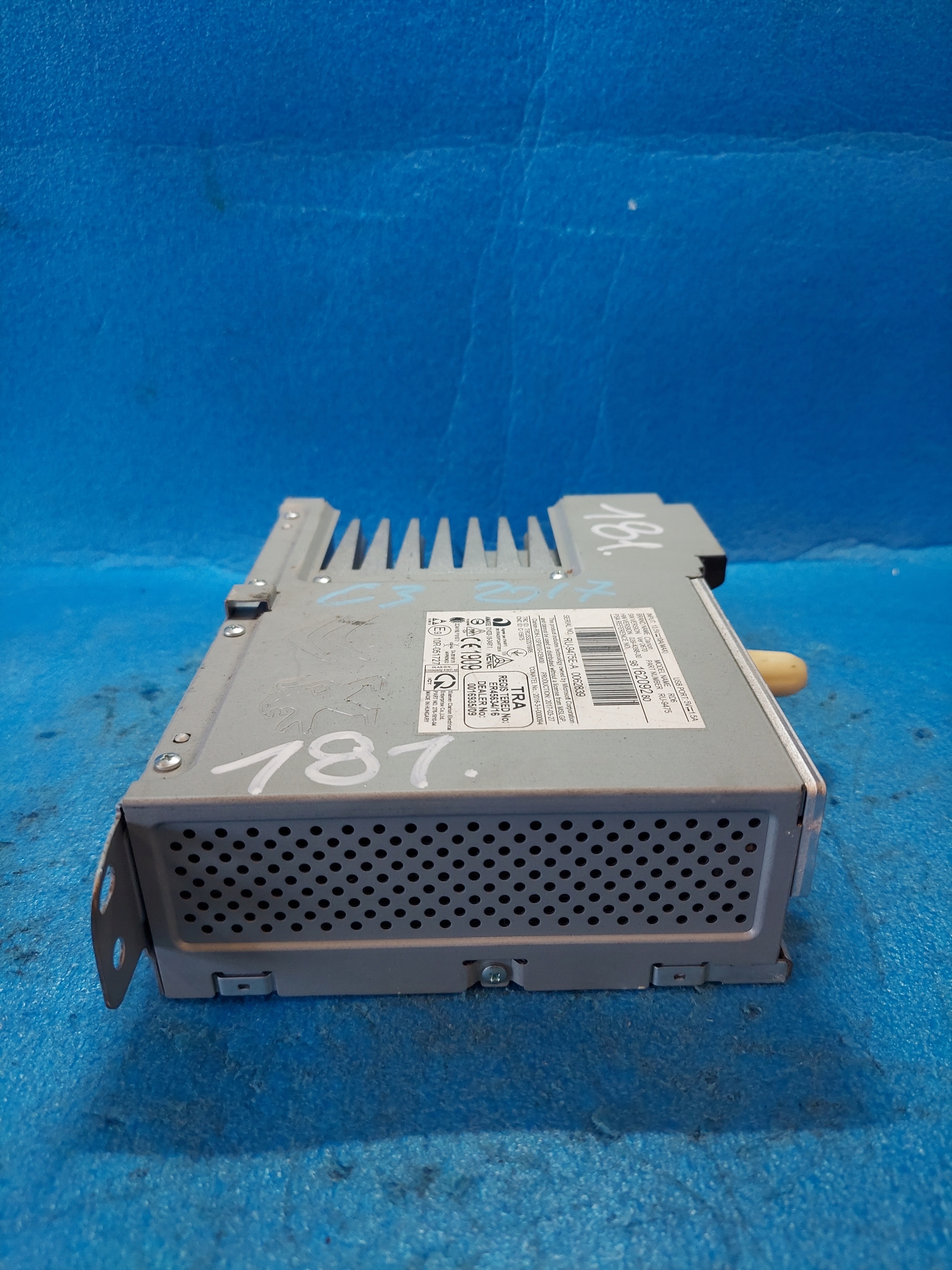 RADIO EKRAN CITROEN C3 2017 R 9816209280