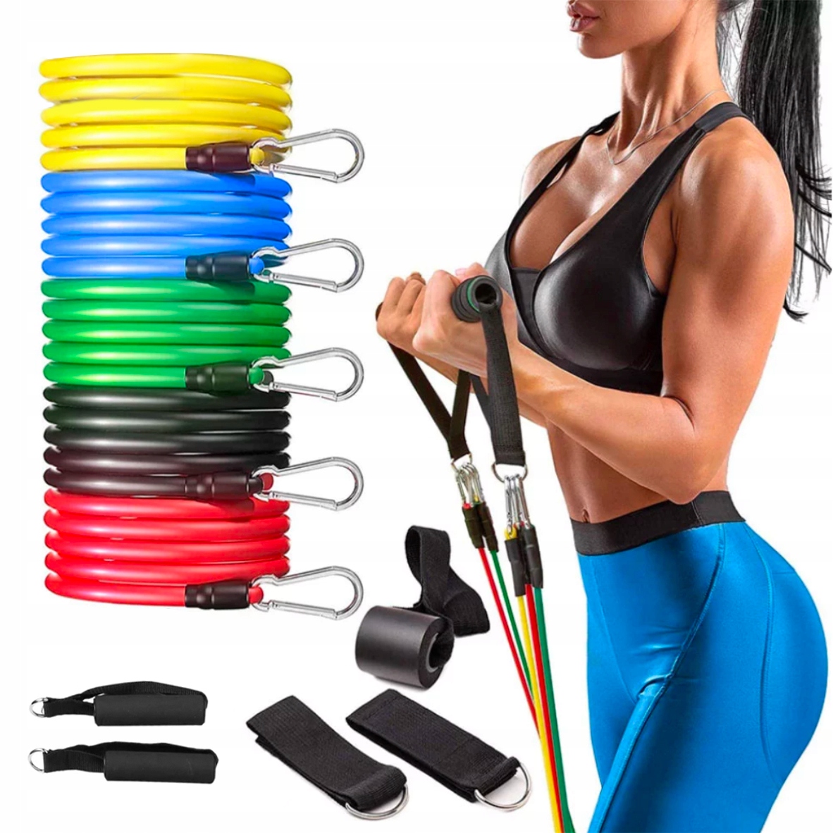

Zestaw 5 Gum Oporowych Do Ćwiczeń Fitness Crossfit