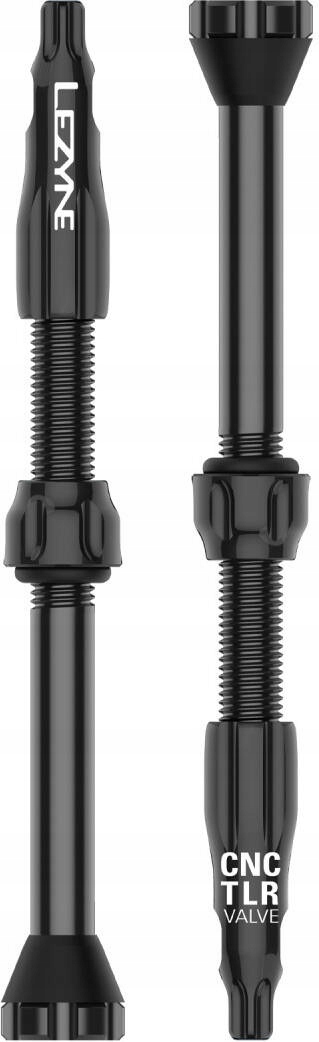 Lezyne bezdušové ventilky Valve Cnc 60 mm, černá