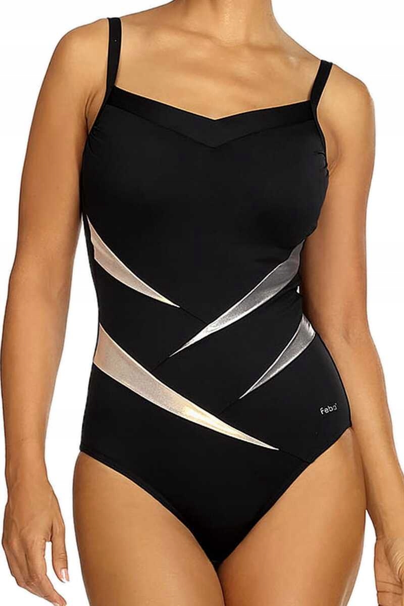 Feba Plavky pro amazonky s kapsou F 156/614, černá, 2XL