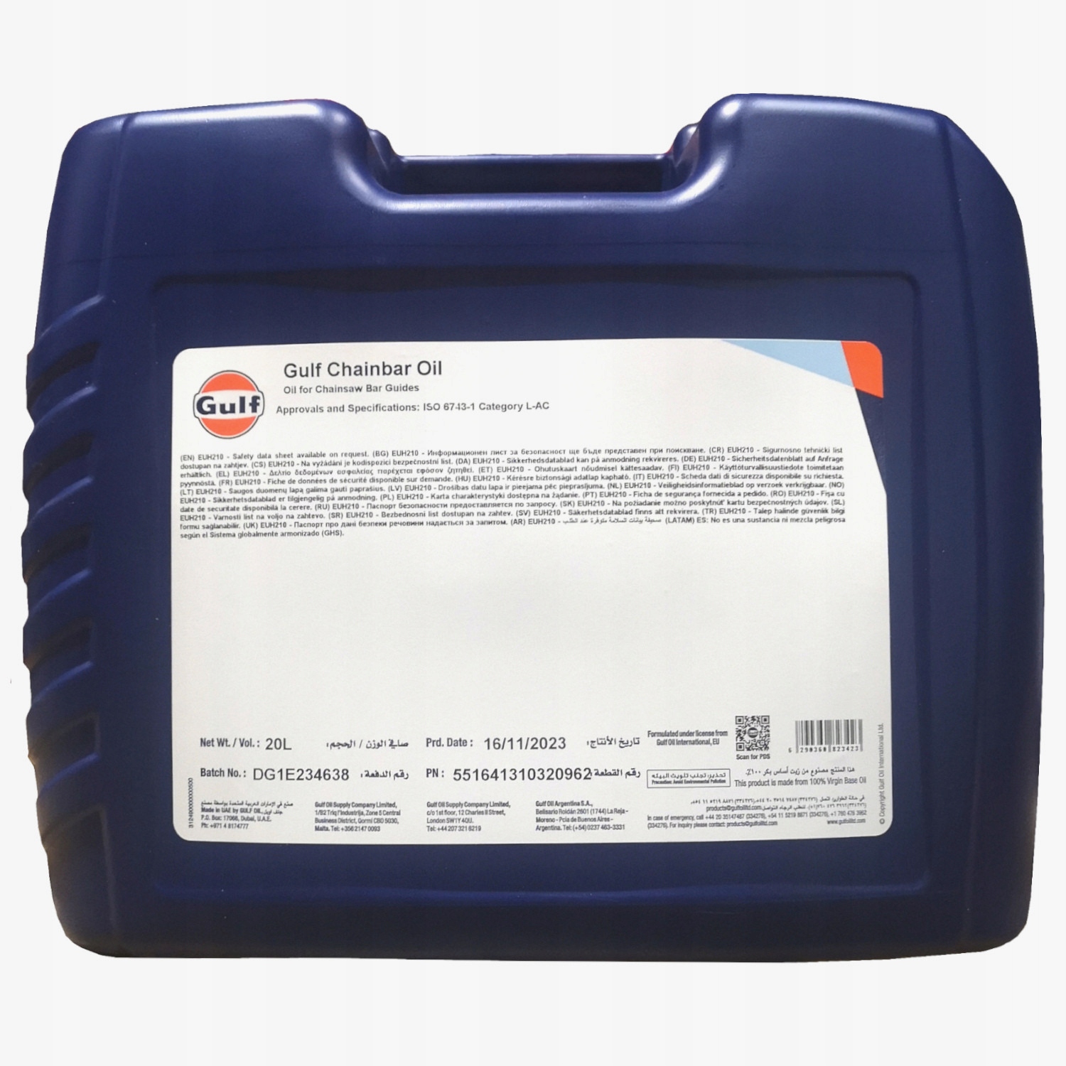 Gulf Chainbar olej do łańcuchów i prowadnic 20L
