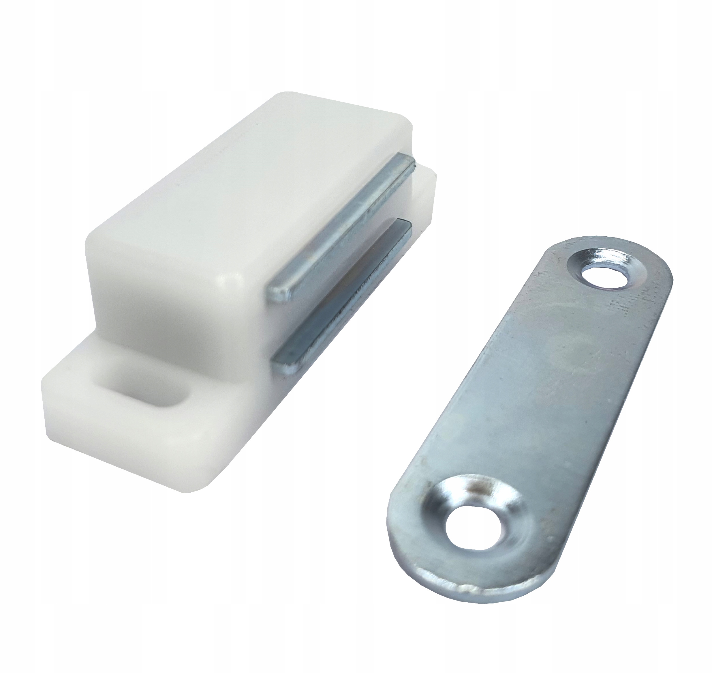 

Zamek meblowy magnetyczny biały Amix