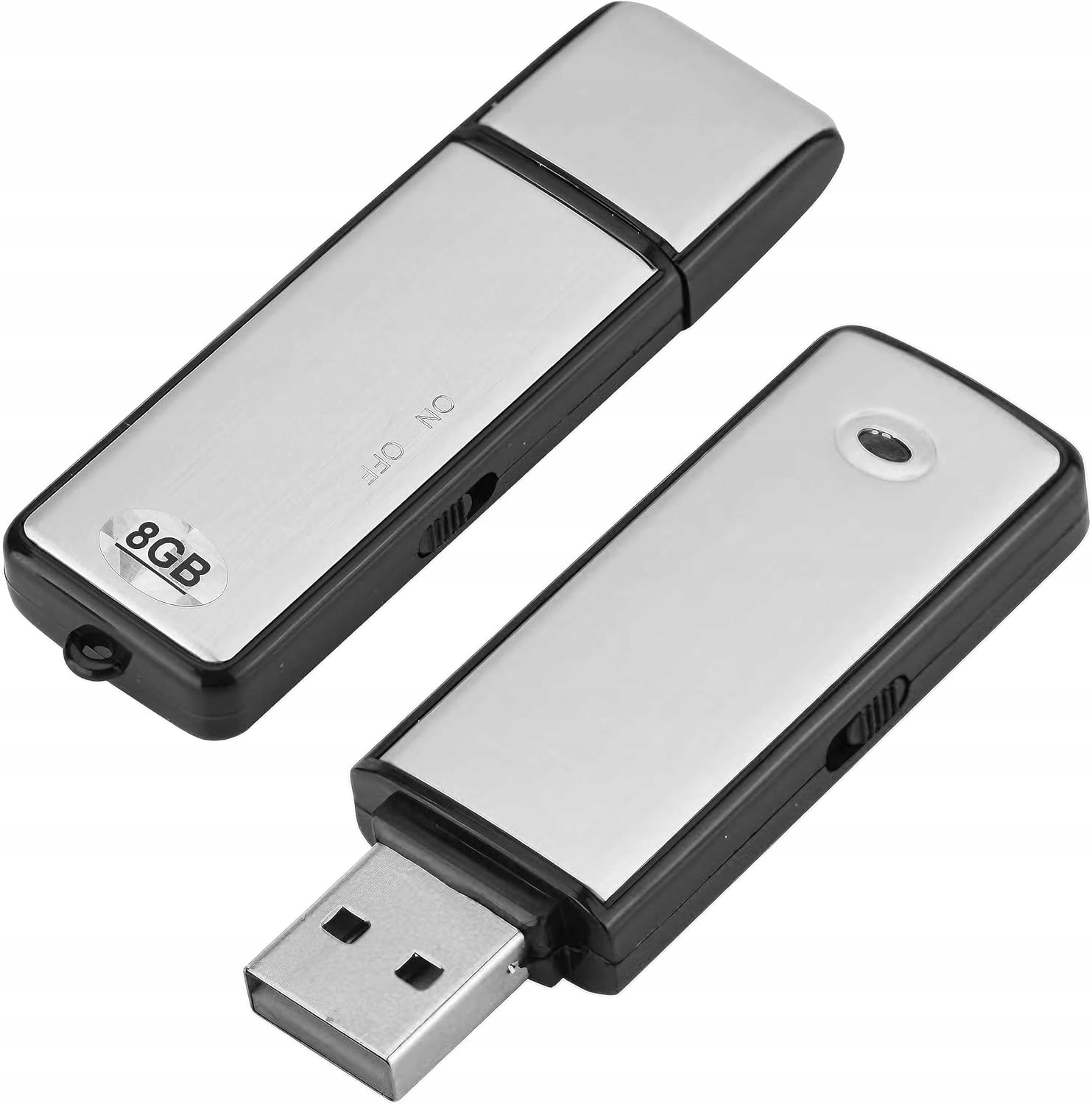 Mini dyktafon szpiegowski pendrive 8GB USB DETEKCJA GŁOSU