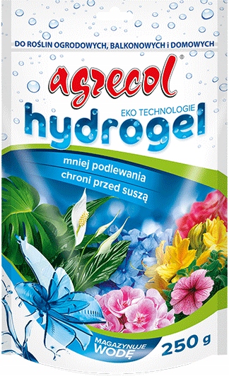 

Hydrogel 250g ułatwia uprawę roślin w doniczkach