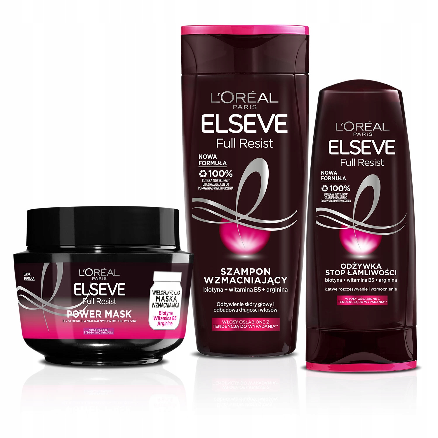 

Loreal Elseve Full Resist Szampon Maska Odżywka