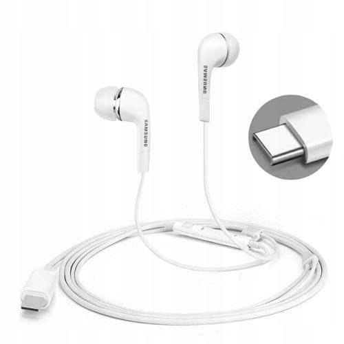 Słuchawki Samsung Galaxy S21 / S22 / S23 / S24 USB-C Dokanałowe Przewodowe Kod producenta ehs