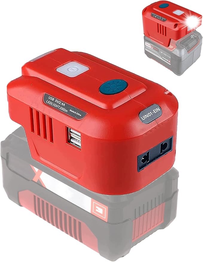 Przetwornica Tpdl 150W do akumulatorów Einhell 18V 230V Usb Led