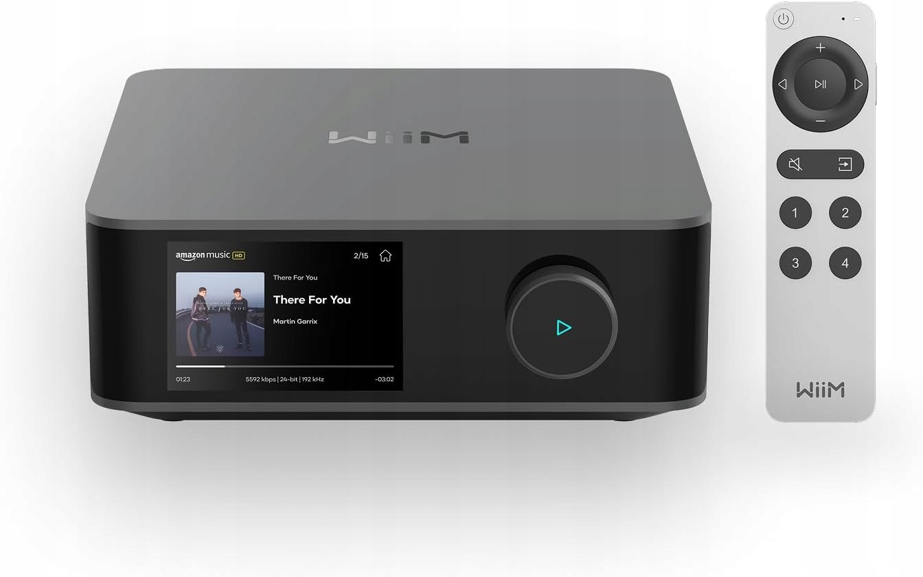 WiiM Amp Ultra streamovací zosilňovač s diaľkovým ovládaním Dac Ess 100W Hdmi Arc Rca
