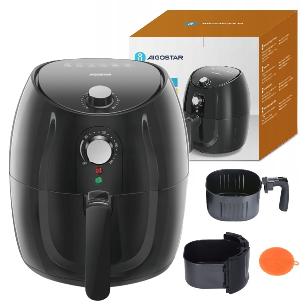 Frytkownica beztłuszczowa Frytownica Aigostar Heyden 1500W Frytki Kurczak