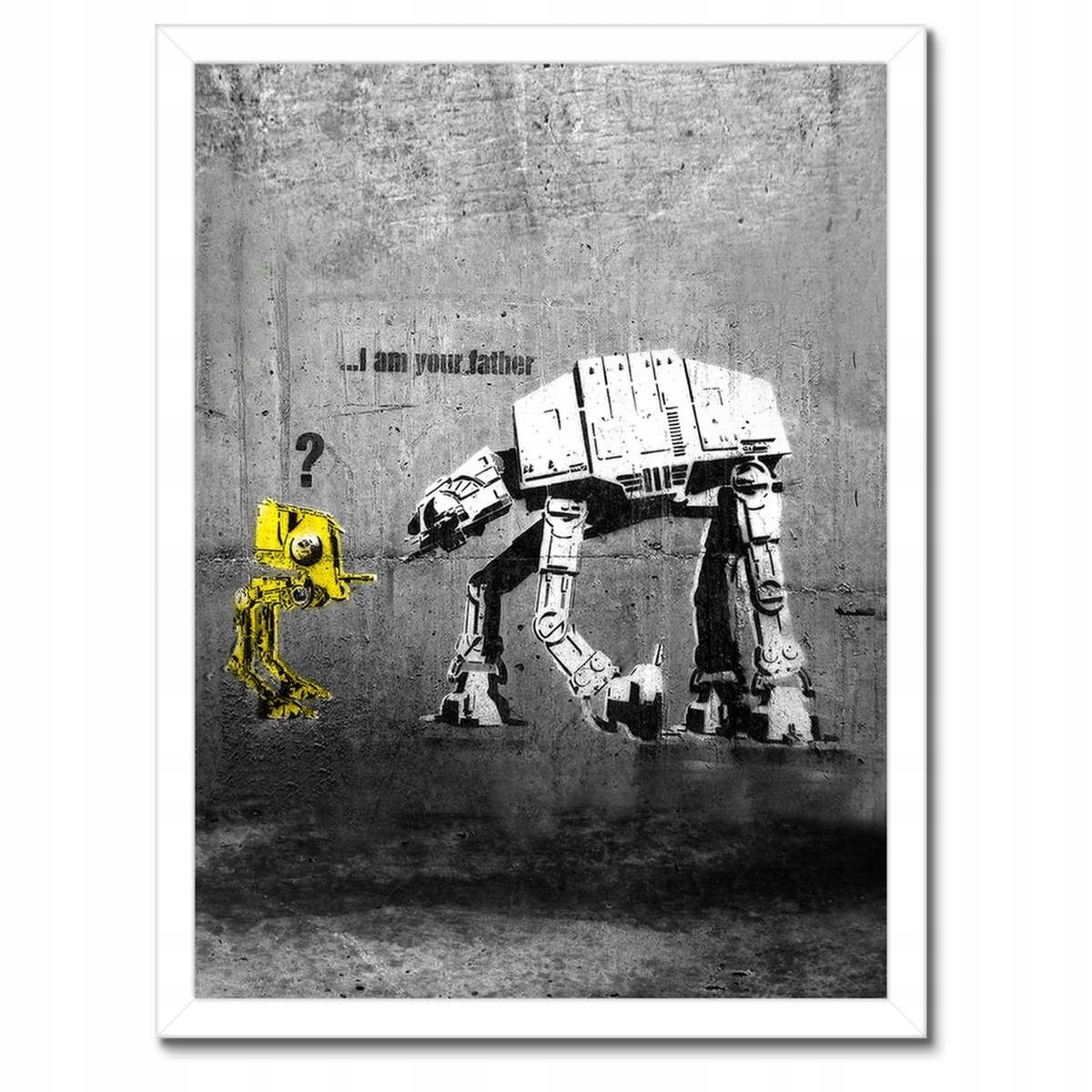 Plakáty v rámu 30x40 Im your father Banksy
