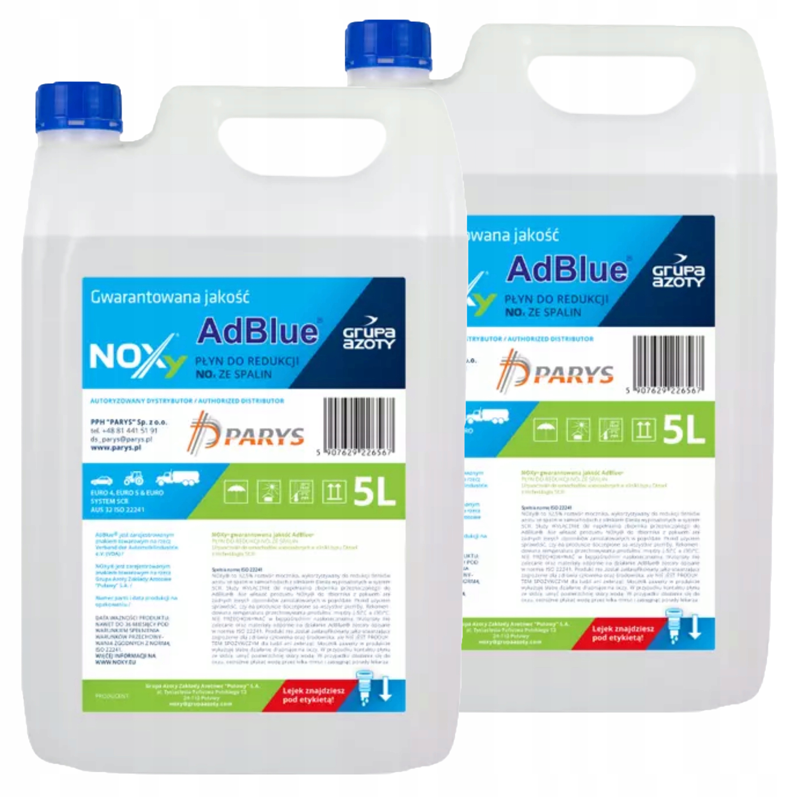 Płyn AdBlue NOXy Płyn katalityczny Ad Blue 2x5L