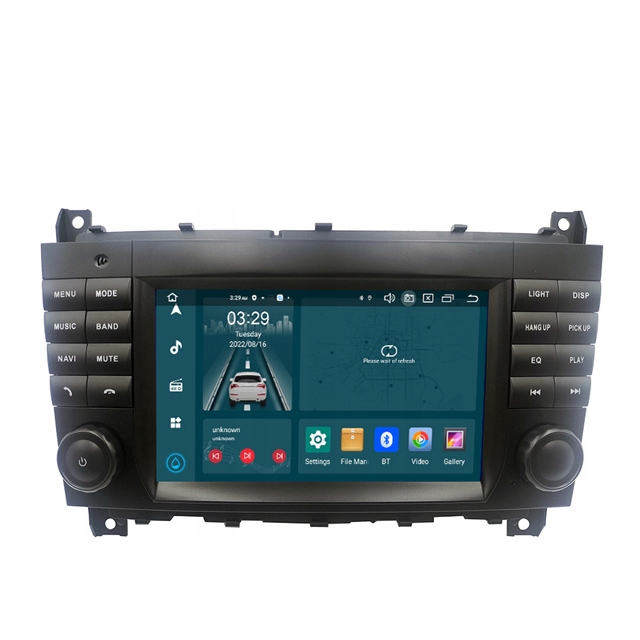 Mercedes W203 C CLC CL CLK Android Radio FM RDS DAB+ GPS Nawigacja WiFi ...